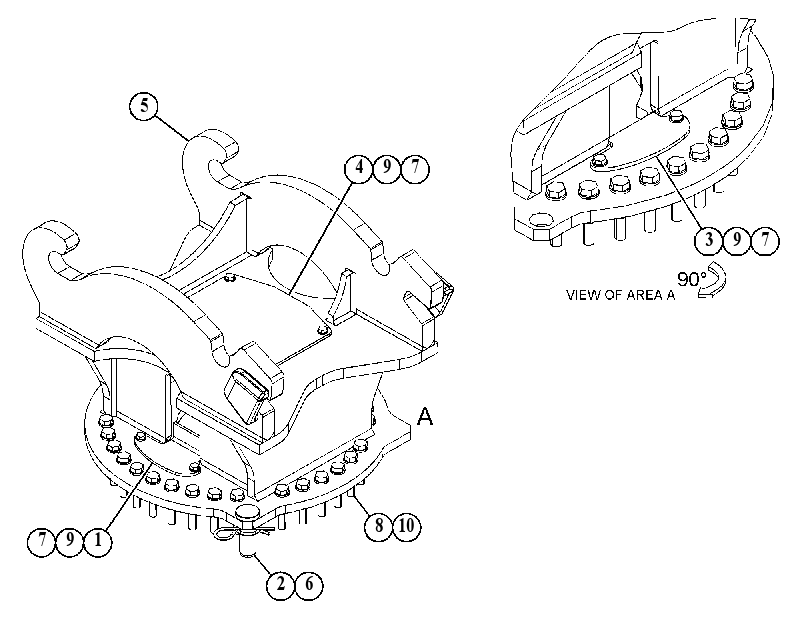 MOUNTING GP-WORK TOOL 5252526 CAT