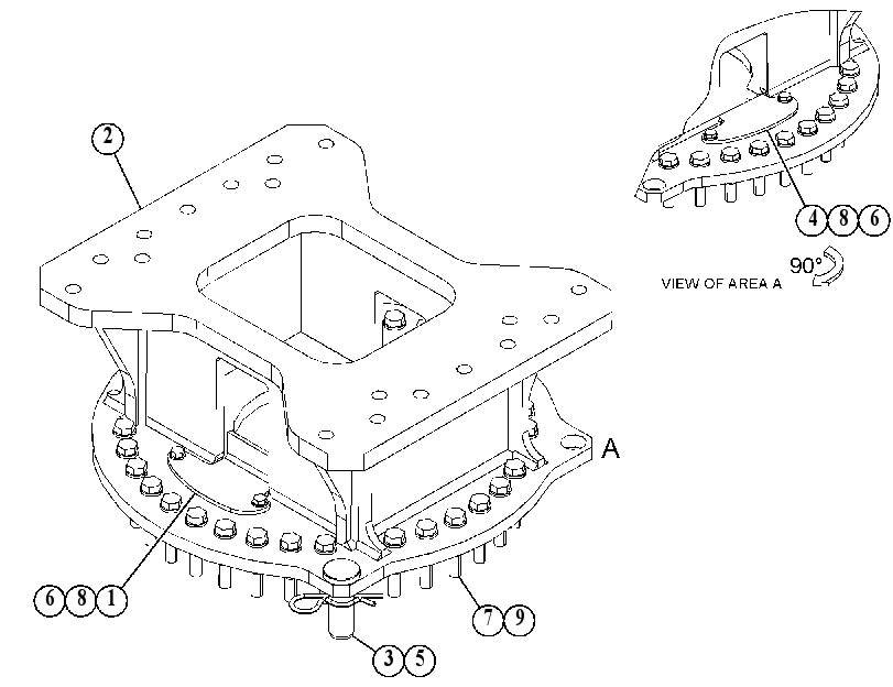 MOUNTING GP-WORK TOOL 5254872 CAT
