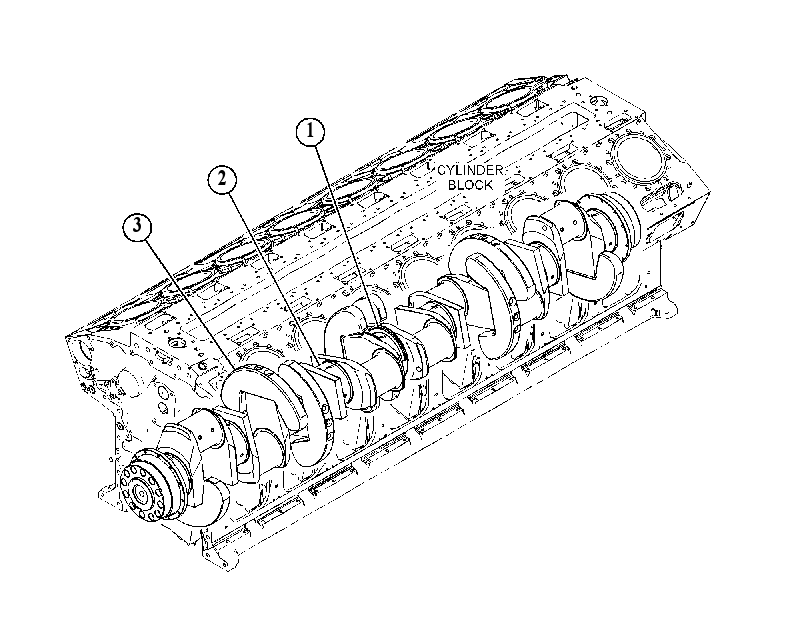 Коленчатый вал 4816970 CAT