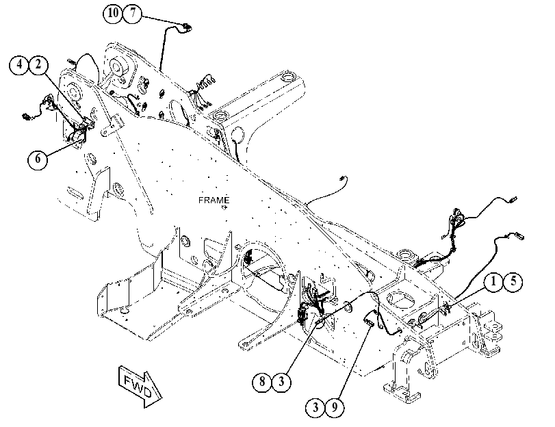 MOUNTING GP-ALARM 5497648 CAT