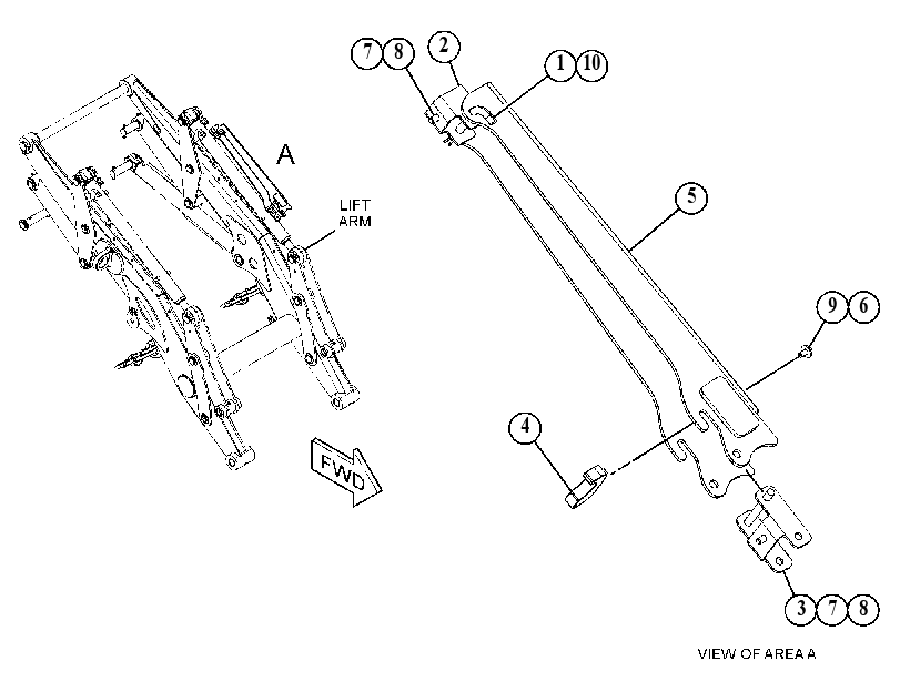 BRACE GP-LIFT CYLINDER 5599267 CAT
