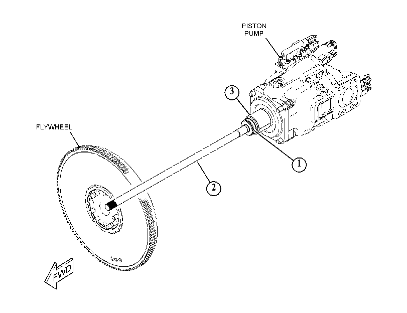 DRIVE & MTG GP-PUMP 5358828 CAT