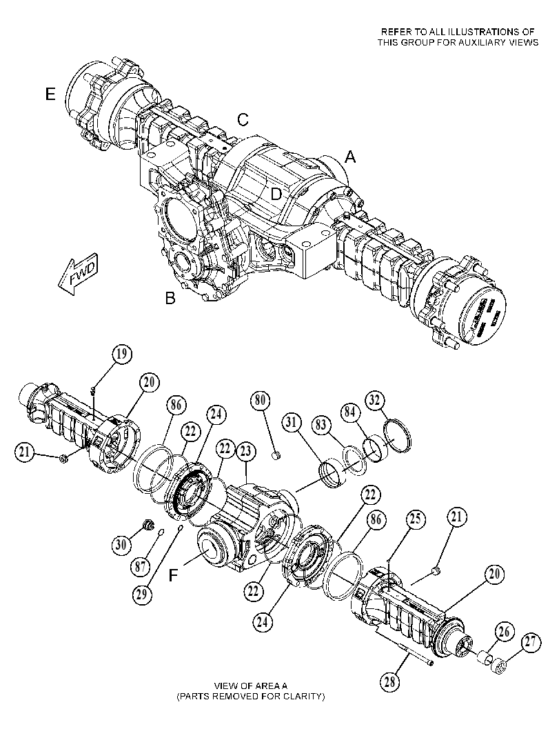 AXLE GP-OSCILLATING 5153390 CAT