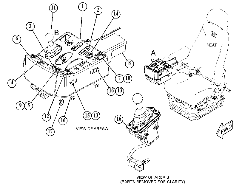KIT-JOYSTICK CONTROL 5098230 CAT