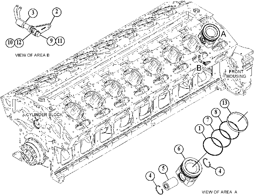 Поршень 5171074 CAT