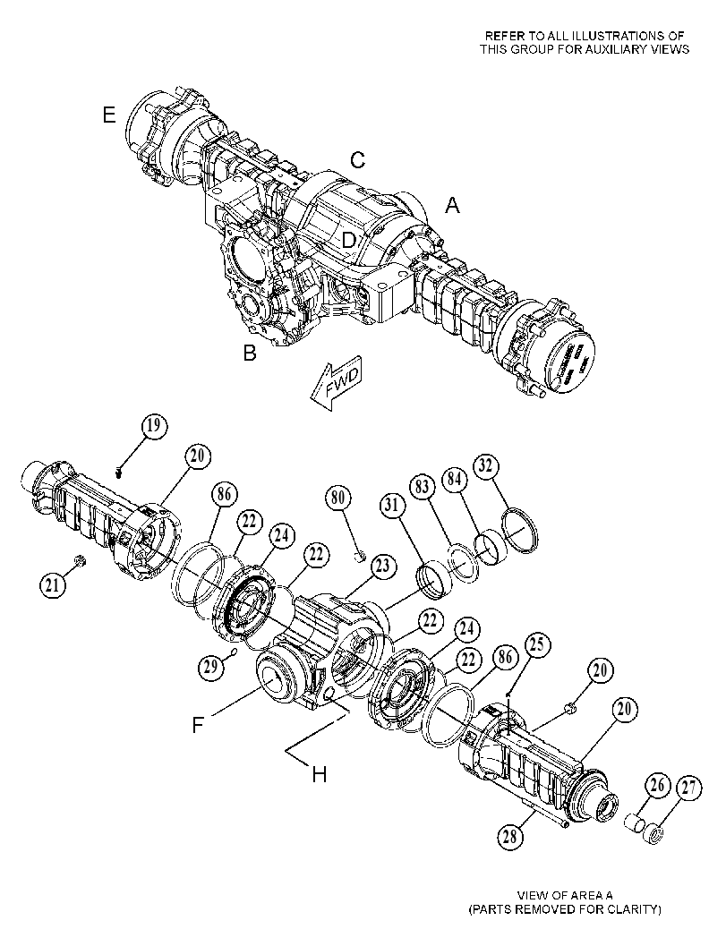 AXLE GP-OSCILLATING 5153389 CAT