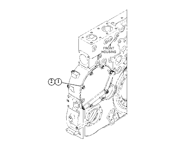FASTENER GP-FRONT COVER 5427464 CAT