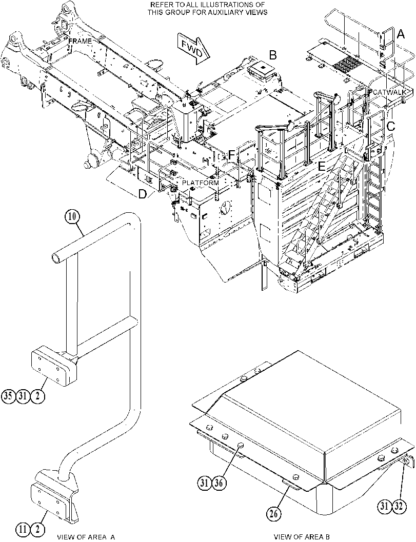 CONVERSION GP-HANDRAIL 5328571 CAT