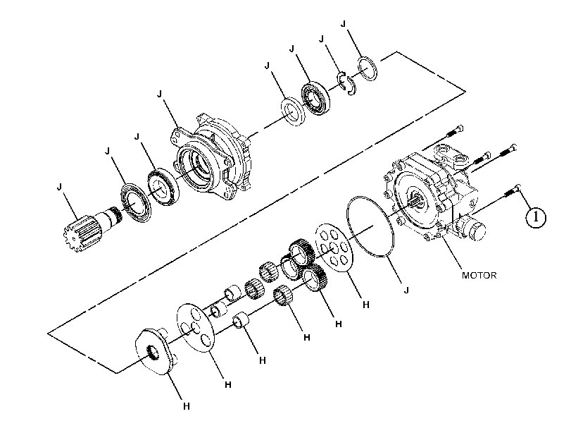 PLANETARY GP-SWING DRIVE 5289300 CAT