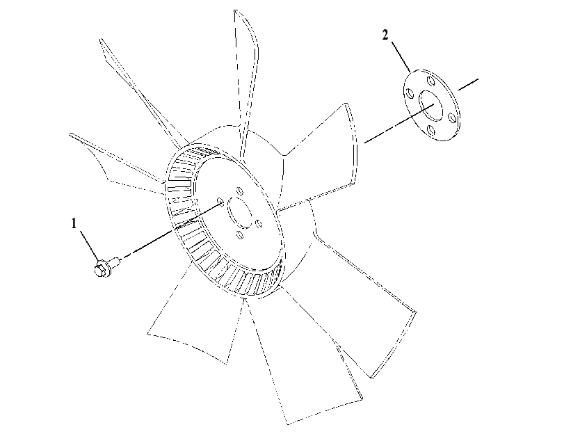MOUNTING GP-FAN 3223806 CAT