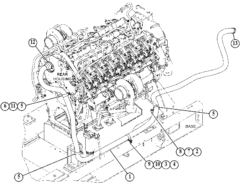 Система отвода газов 5225252 CAT