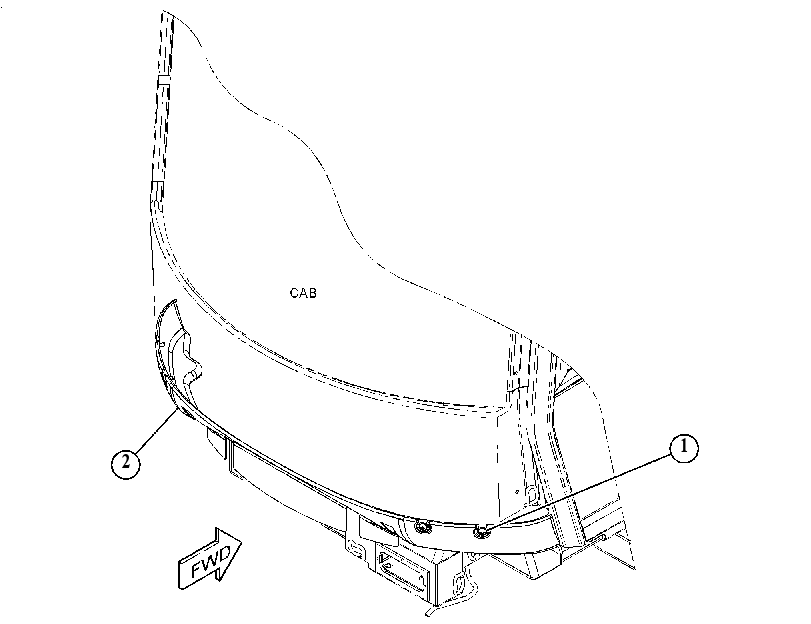 COVER GP-REAR 5443879 CAT