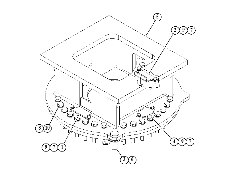 MOUNTING GP-WORK TOOL 5158531 CAT