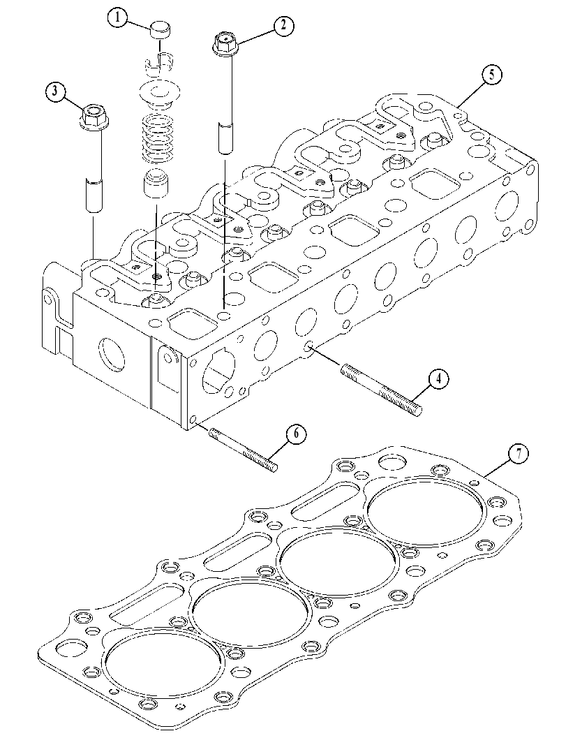 Головка блока цилиндров 3405784 CAT