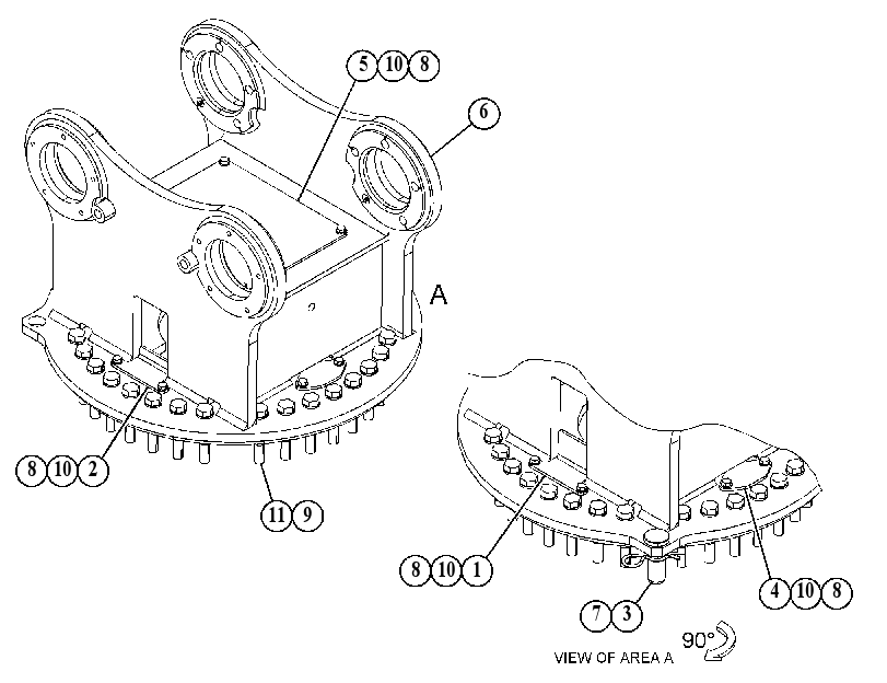 MOUNTING GP-WORK TOOL 5355863 CAT