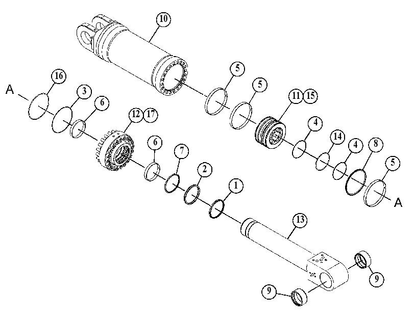 CYLINDER GP-SHEAR 4244535 CAT