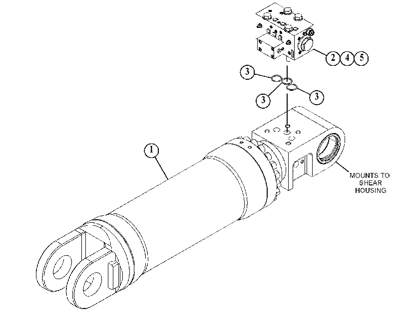 CYLINDER & VALVE GP 4335425 CAT