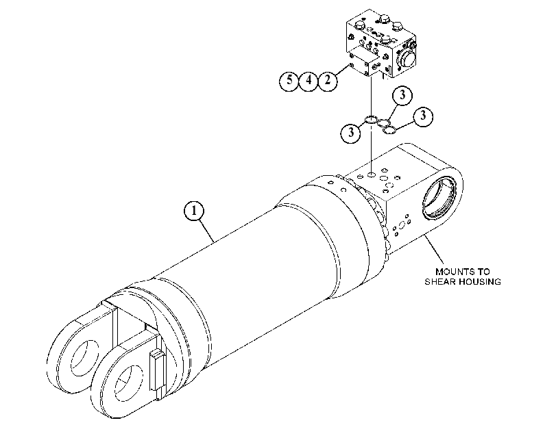 CYLINDER & VALVE GP 4244532 CAT