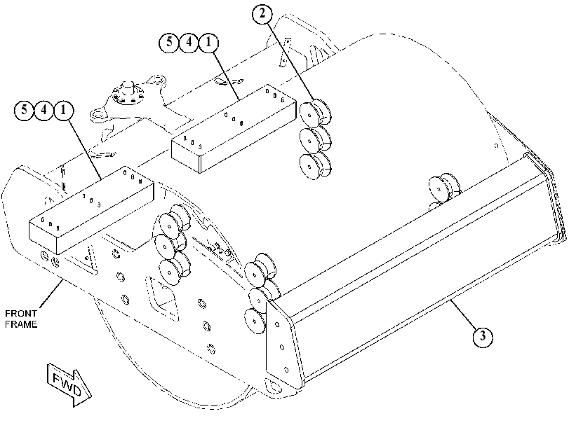 BUMPER GP 5645290 CAT