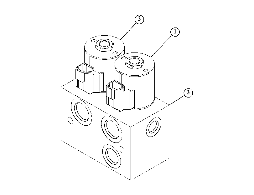 MANIFOLD GP-RIDE CONTROL 5185019 CAT