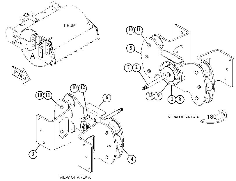 DRIVE GP-SUPPORT & VIBRATORY 5124929 CAT
