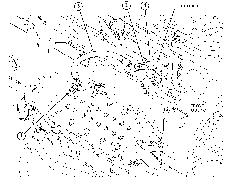 LINES GP-FUEL COLLECTOR 4897592 CAT