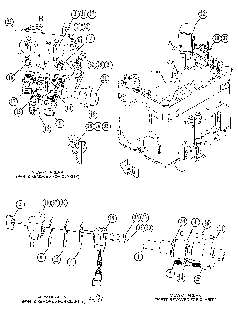 Проводка передняя 4701297 CAT