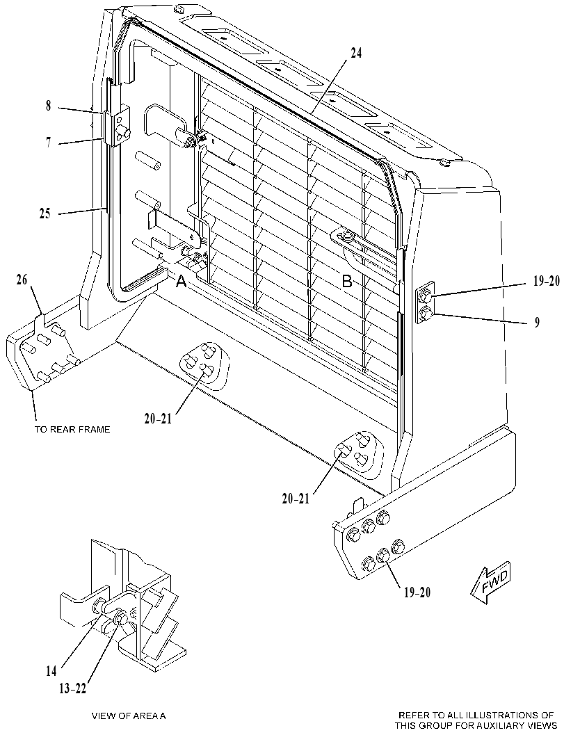 BUMPER GP-REAR 3018176 CAT