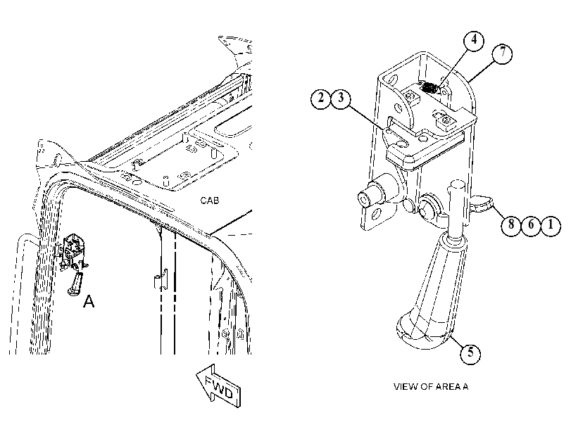 HANDLE GP-DOOR 5527756 CAT