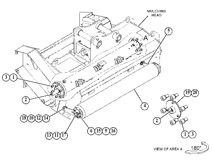 DRUM GP-ROTARY CUTTER 5046035 CAT
