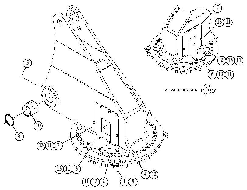 MOUNTING GP-WORK TOOL 5273532 CAT
