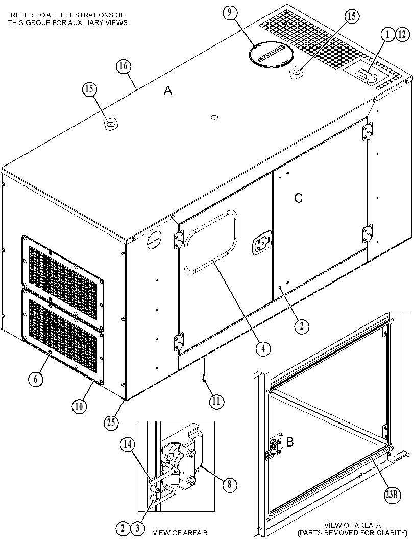 Кожух генератора 4625046 CAT