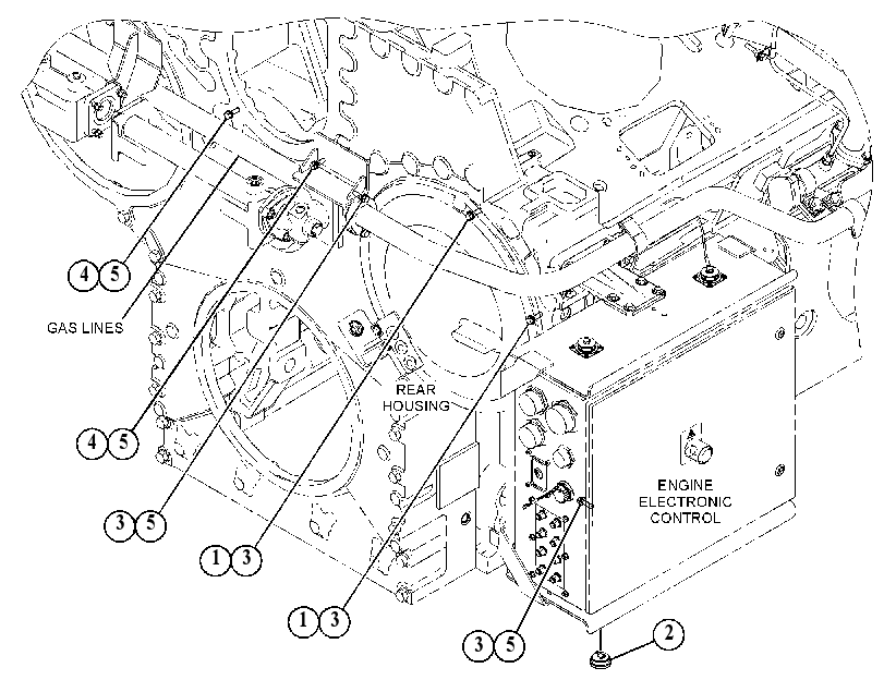 FASTENER GP-ENGINE 4374051 CAT