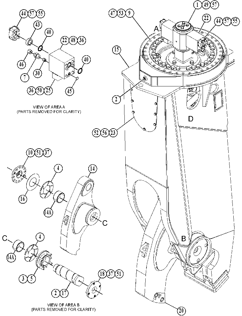 HOUSING GP-SHEAR 4666789 CAT