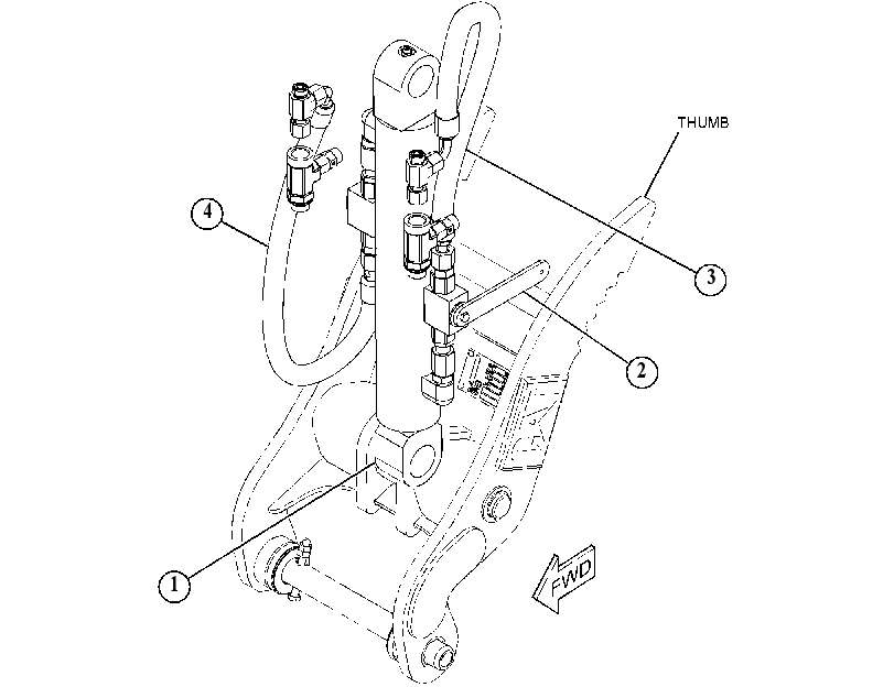 CYLINDER & LINES GP-THUMB 5558426 CAT