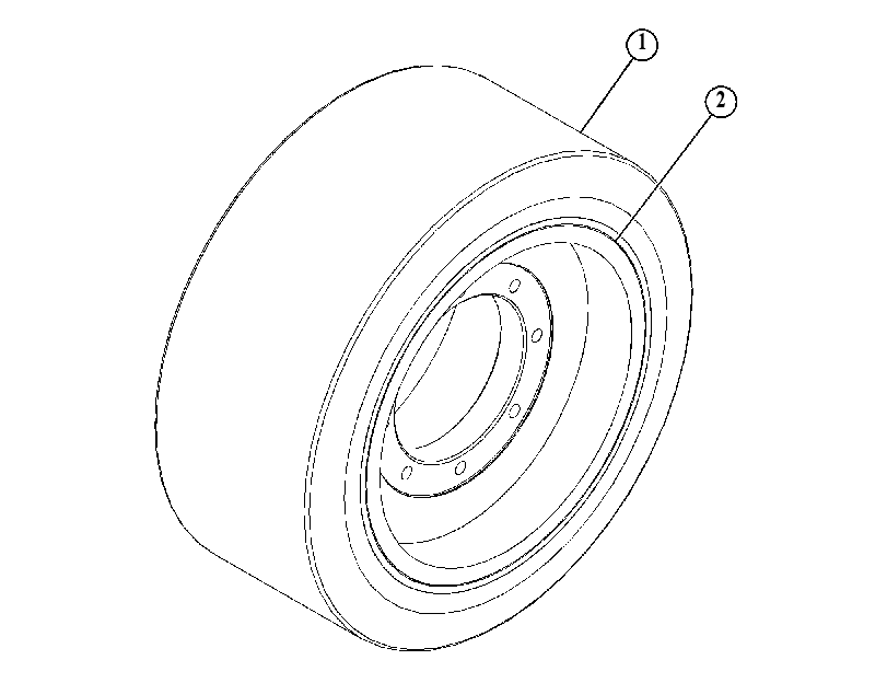 WHEEL AS 5486916 CAT