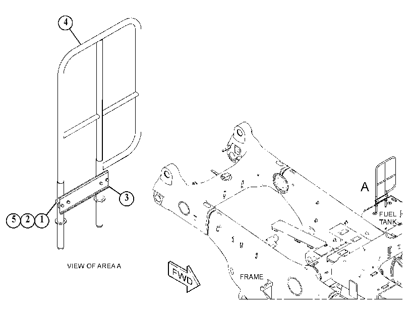 GUARDRAIL GP 5046410 CAT