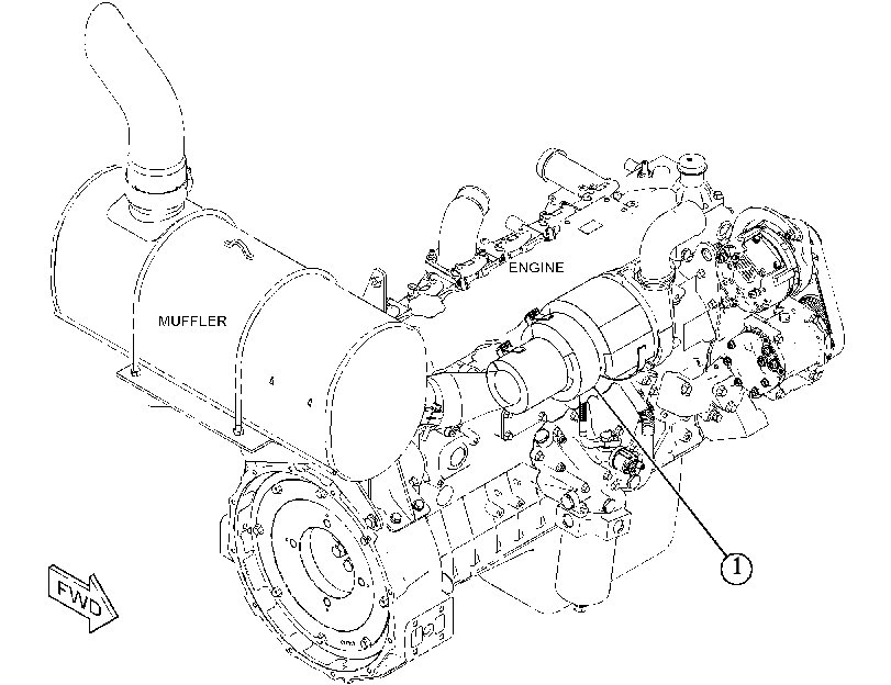 COVER GP-EXHAUST 5649888 CAT