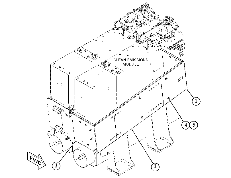 COVER GP-EXHAUST 4902260 CAT