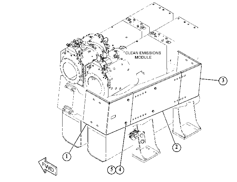 COVER GP-EXHAUST 4902259 CAT