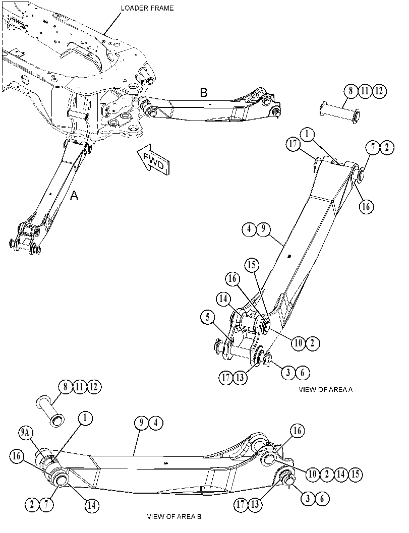STABILIZER GP-BACKHOE 4898139 CAT