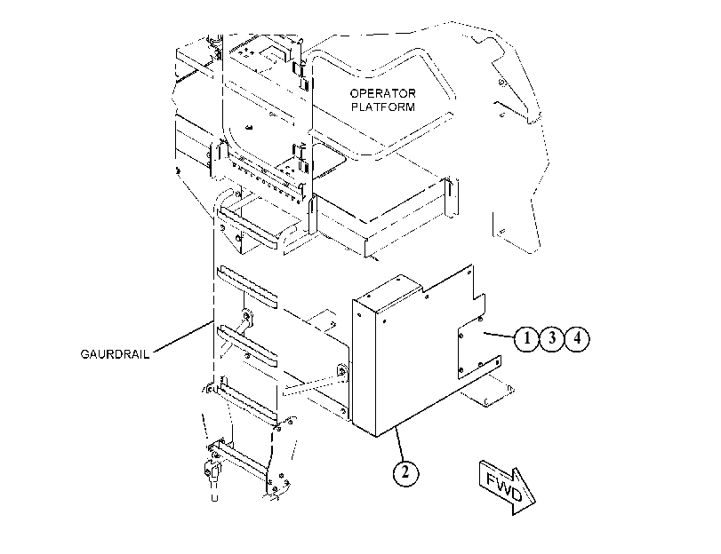 GUARD GP-HYDRAULIC TANK 5288825 CAT