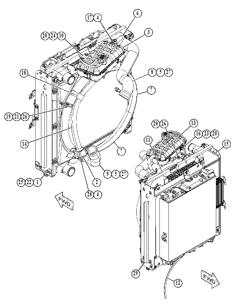 COOLING GP 4992679 CAT