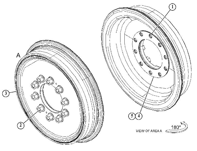 WHEEL & MOUNTING GP 5335856 CAT