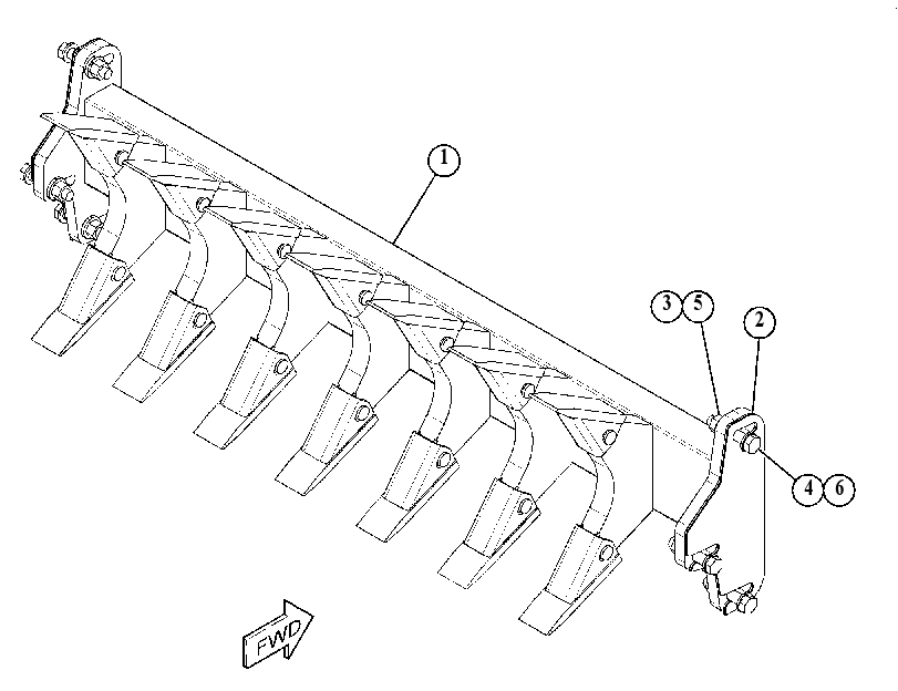 SCRAPER GP-PADDED DRUM 1188143 CAT