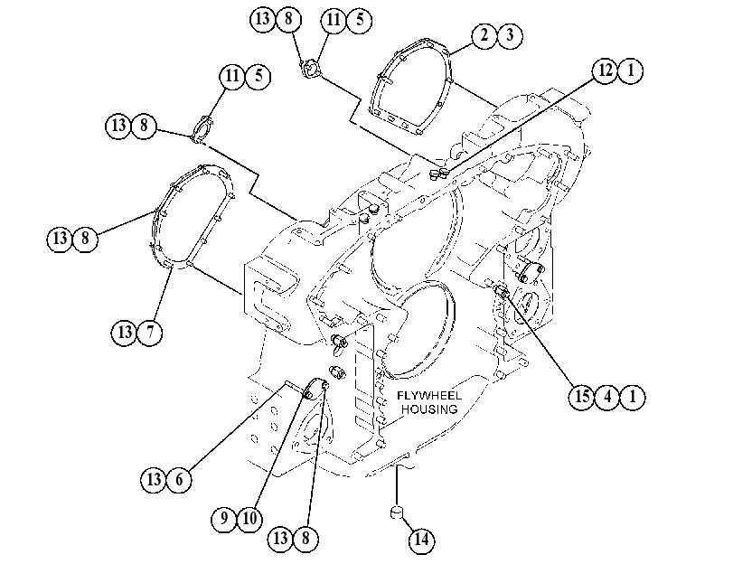 COVER GP-REAR HOUSING 3370067 CAT