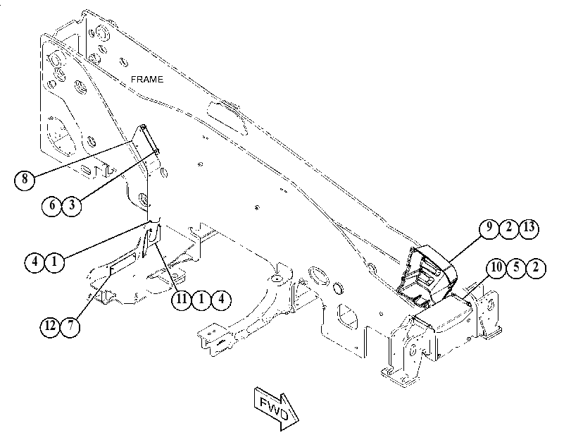 COVER & MTG GP-ENCLOSURE 5161439 CAT