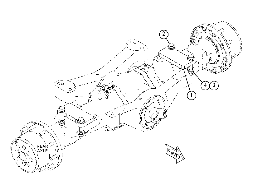 STOP GP-AXLE OSCILLATION 5434110 CAT