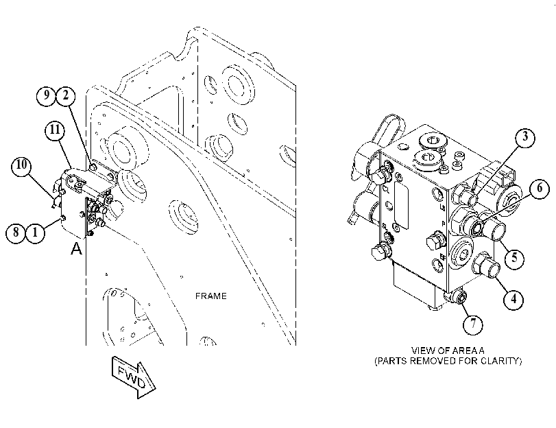VALVE & MTG GP-BRAKE 5562958 CAT