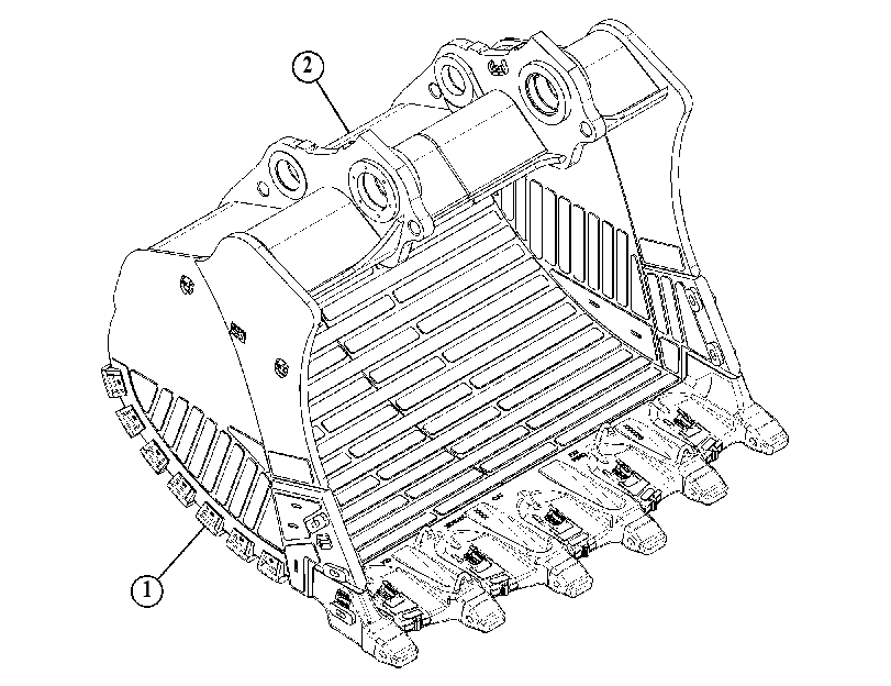 Ковш в сборе 5049720 CAT